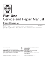 Fiat Uno - Service repair manual EN 1996 